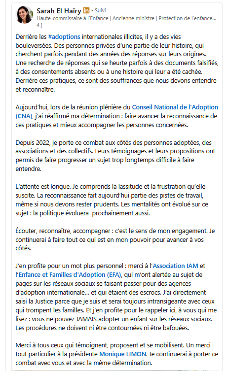Post Sarah el Haïry le 9 Octobre 2013